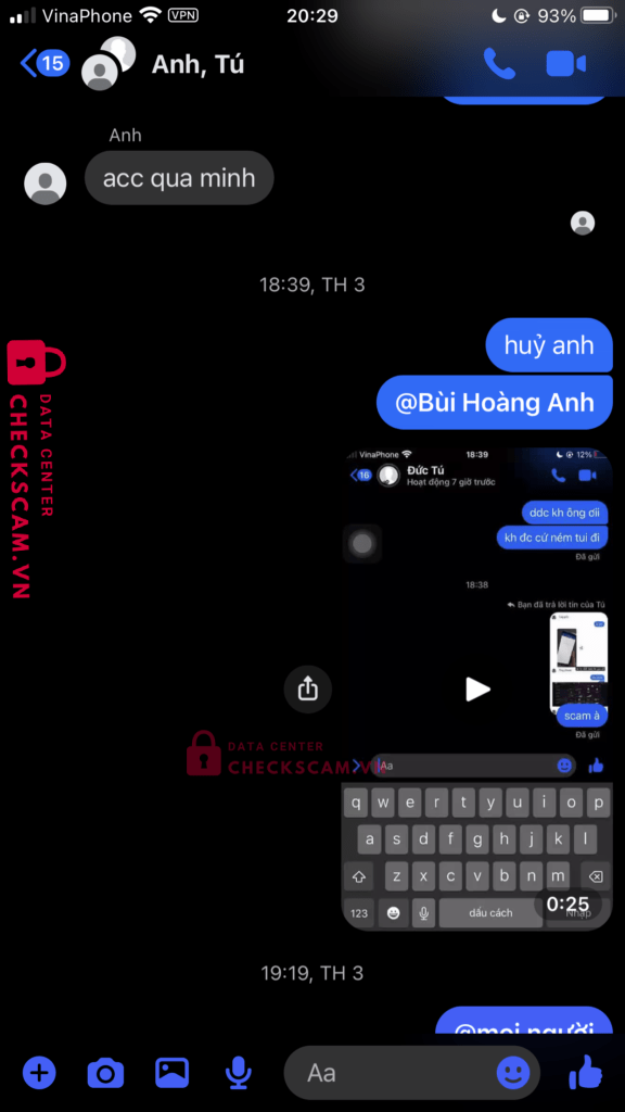 0386907389 Bui Hoang Anh Momo bị cảnh báo lừa đảo scam