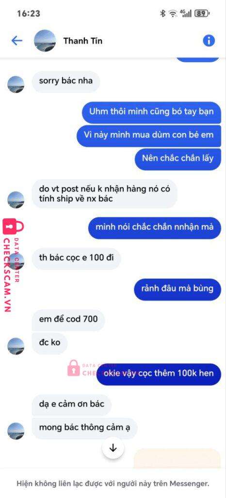 0397904134 Le Thanh Tin MB bị cảnh báo lừa đảo scam