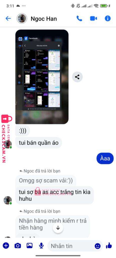 0398199524 Nguyen Thi Ngoc Han MB bị cảnh báo lừa đảo scam