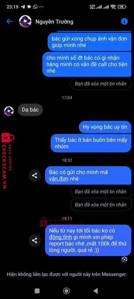 0818079059 Vuong Quoc Khanh MB bị cảnh báo lừa đảo scam