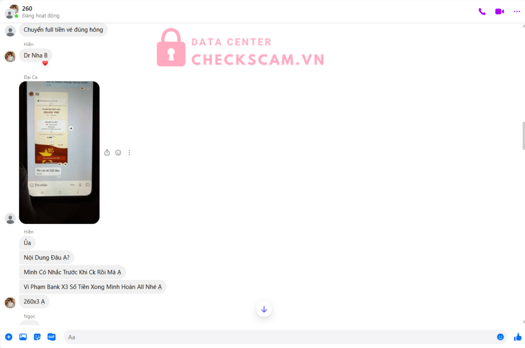 0898438528 Nguyen Thi Hien VP BANK bị cảnh báo lừa đảo scam