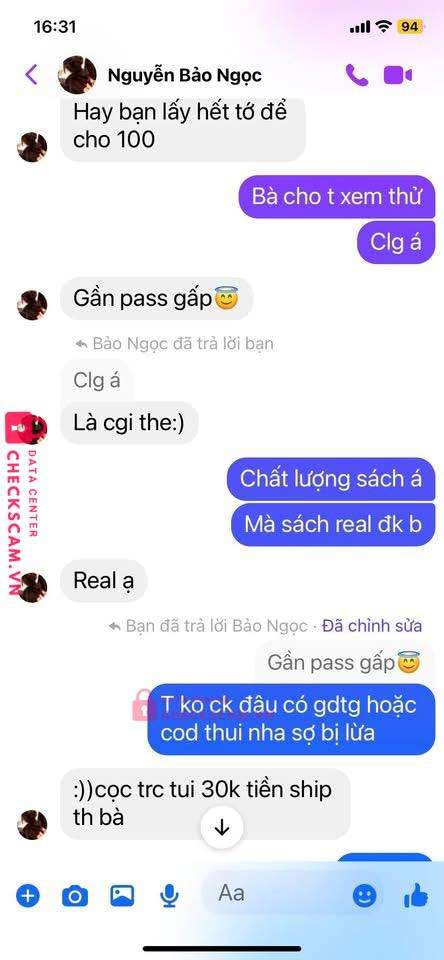 0927765954 Nguyen Bao Ngoc MB bị cảnh báo lừa đảo scam