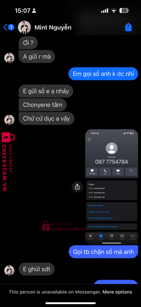 105882909327 Nguyen Ngoc Cam Vietinbank bị cảnh báo lừa đảo scam