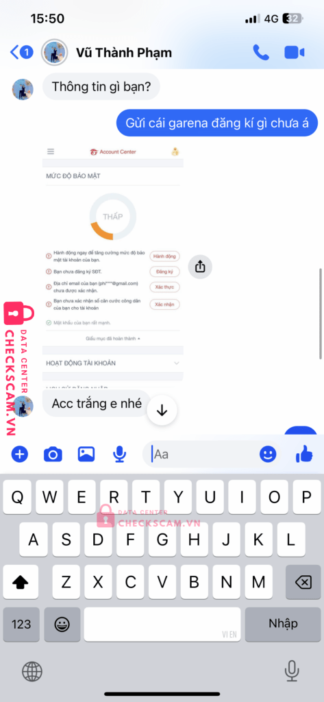 243266496900001 Pham Vu Thanh Nam A Bank bị cảnh báo lừa đảo scam