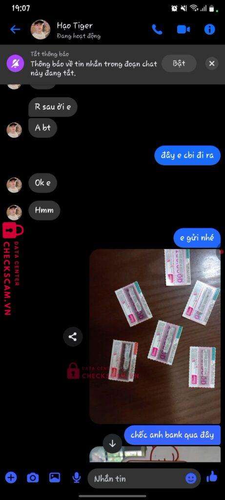 299123451211 Le Van Hao MB bị cảnh báo lừa đảo scam