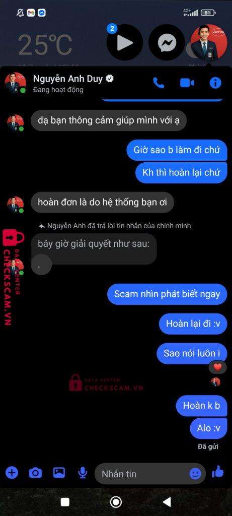42578207 Nguyen Anh Dong ACB bị cảnh báo lừa đảo scam