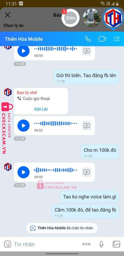 7776644444 Tran Van Hoa Techcombank bị cảnh báo lừa đảo scam