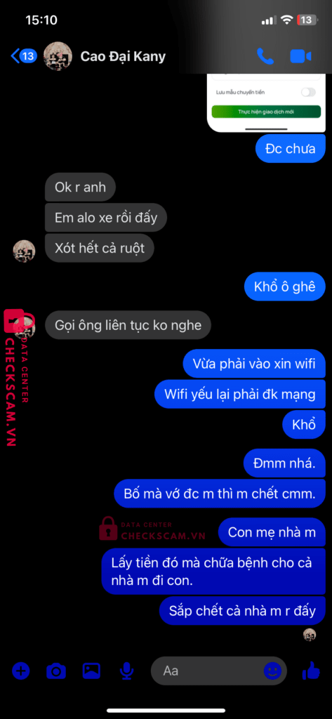 80001131721 Hoang Cao Dai MSB bị cảnh báo lừa đảo scam