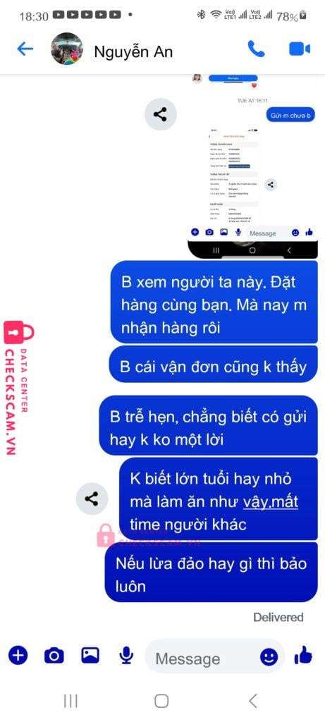 8812677202 Nguyen Trinh Hoai An BIDV bị cảnh báo lừa đảo scam
