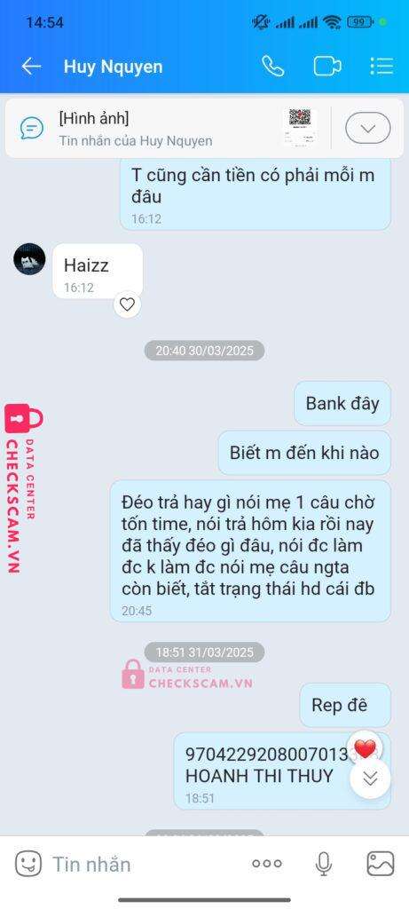 9704229208007013388 Hoang Thi Thuy MB bị cảnh báo lừa đảo scam