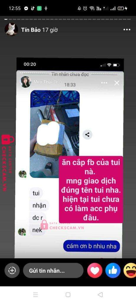 0121000771890 Nguyen Thi Thuy Dung VCB bị cảnh báo lừa đảo scam