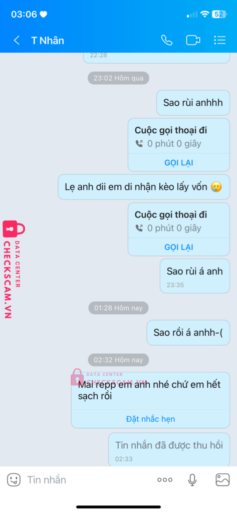 100285 Nguyen Thanh Nhan MB bị cảnh báo lừa đảo scam