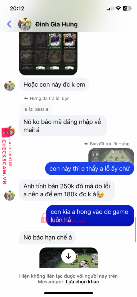 1051777725 Dinh Gia Huy VCB bị cảnh báo lừa đảo scam