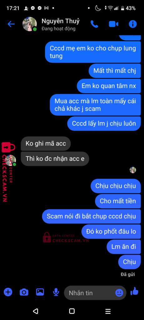 242652 Nguyen Thi Hanh MB bị cảnh báo lừa đảo scam