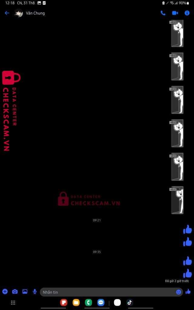 77710090899999 Truong Gia Hao MB bị cảnh báo lừa đảo scam