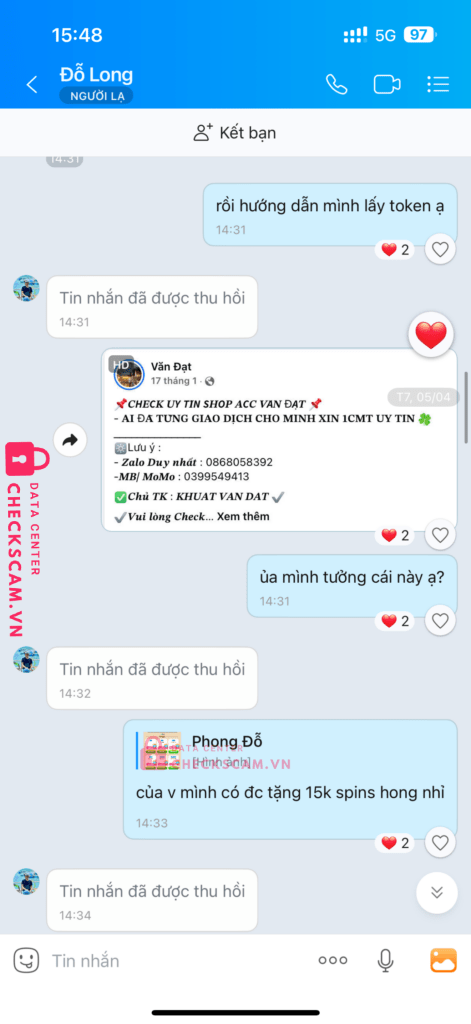 807088889999 Phan Thi Kim Thanh Techcombank bị cảnh báo lừa đảo scam