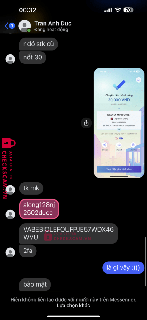 8888346848164 Nguyen Minh Quyet Agribank bị cảnh báo lừa đảo scam