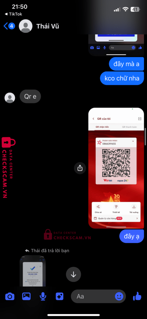 99MM24040M88344243 Nguyen Van Cang BV BANK bị cảnh báo lừa đảo scam