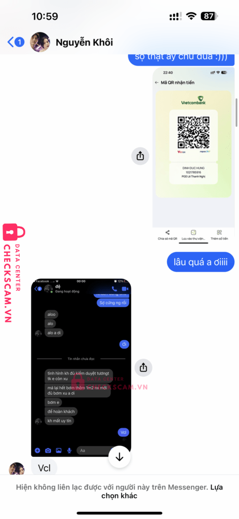 VQRQABKPK5314 Do Viet Anh MB bị cảnh báo lừa đảo scam