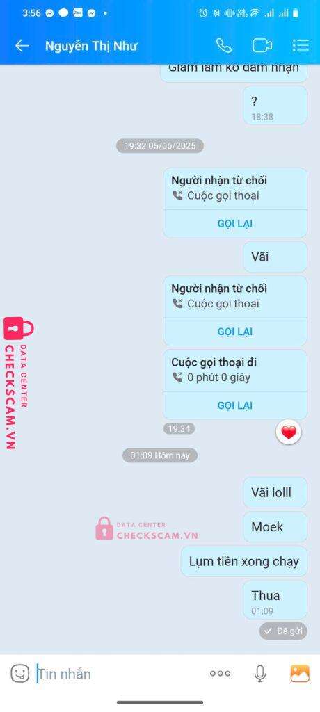 0329214781 Nguyen Thi Tuyet Momo bị cảnh báo lừa đảo scam