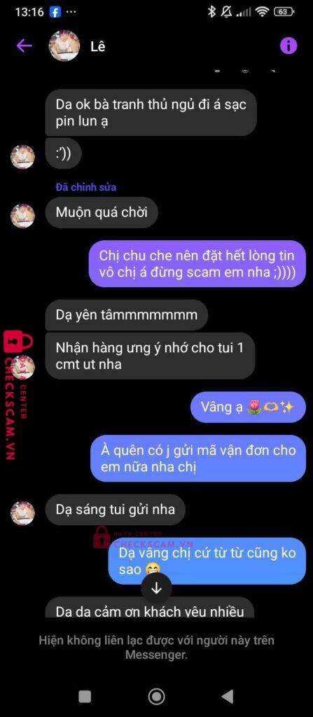 1050488629 Nguyen Truong Huy VCB bị cảnh báo lừa đảo scam
