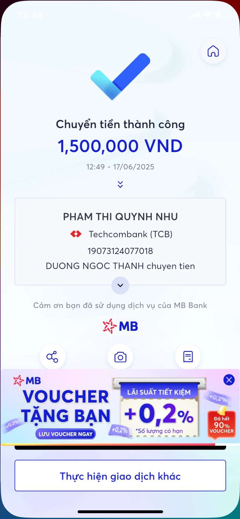 19073124077018 Pham Thi Quynh Nhu Techcombank bị cảnh báo lừa đảo scam