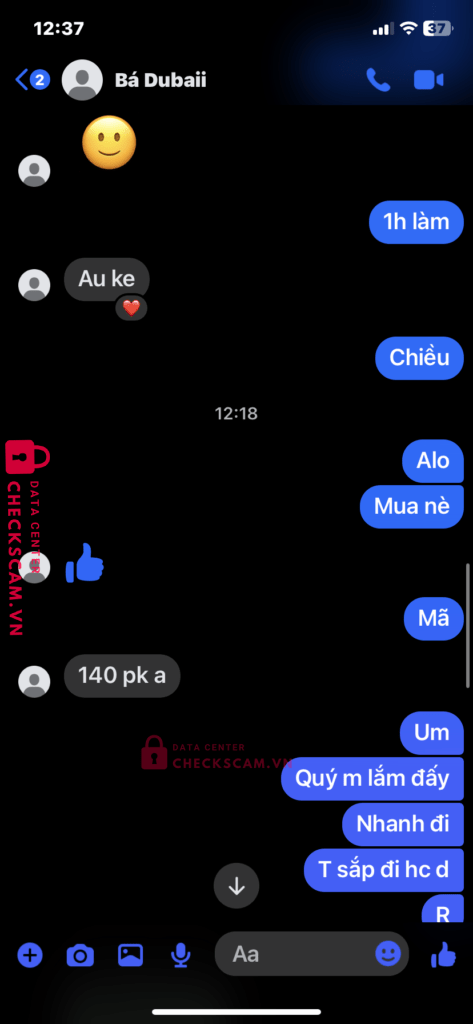41677107 Luong Dien Dong ACB bị cảnh báo lừa đảo scam