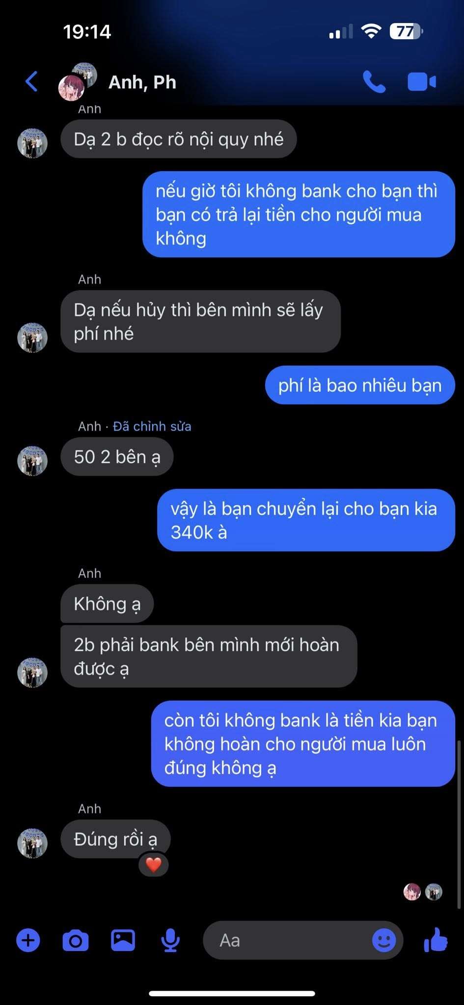 80001887084 Trieu Tuan Anh MSB bị cảnh báo lừa đảo scam