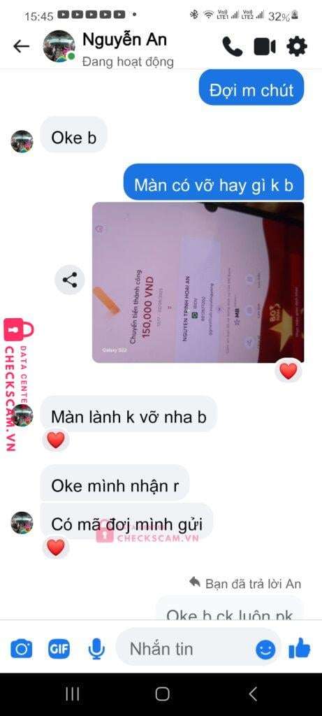 8812677202 Nguyen Trinh Hoai An BIDV bị cảnh báo lừa đảo scam