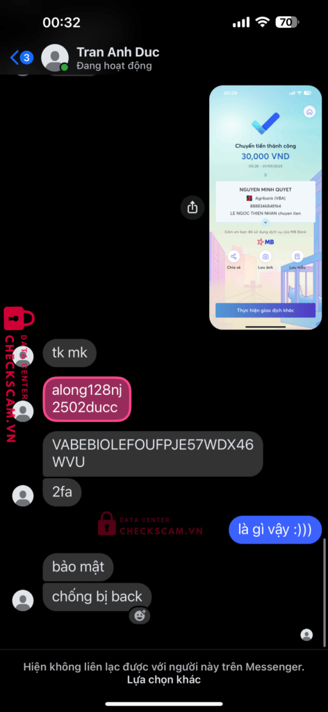 8888346848164 Nguyen Minh Quyet Agribank bị cảnh báo lừa đảo scam