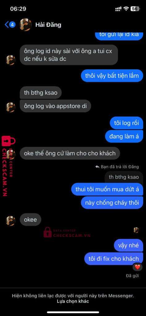 0999987654321 Nguyen Hoang Hai Dang MB bị cảnh báo lừa đảo scam