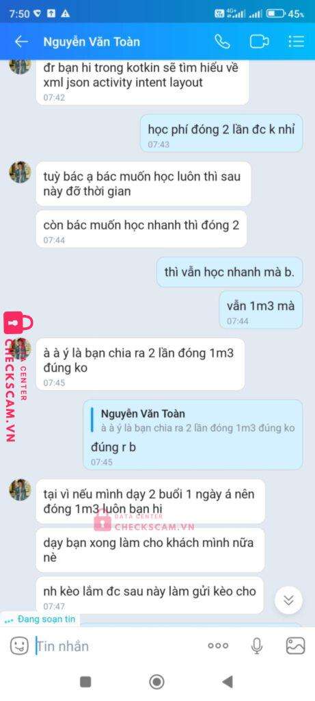 19072688776017 Nguyen Van Toan Techcombank bị cảnh báo lừa đảo scam