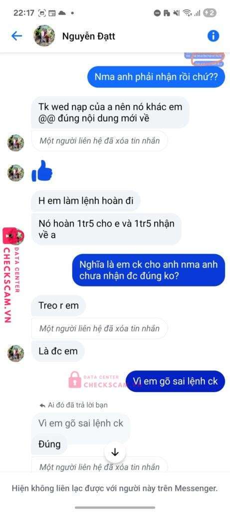 9345536584 Nguyen Quoc Dat VCB bị cảnh báo lừa đảo scam