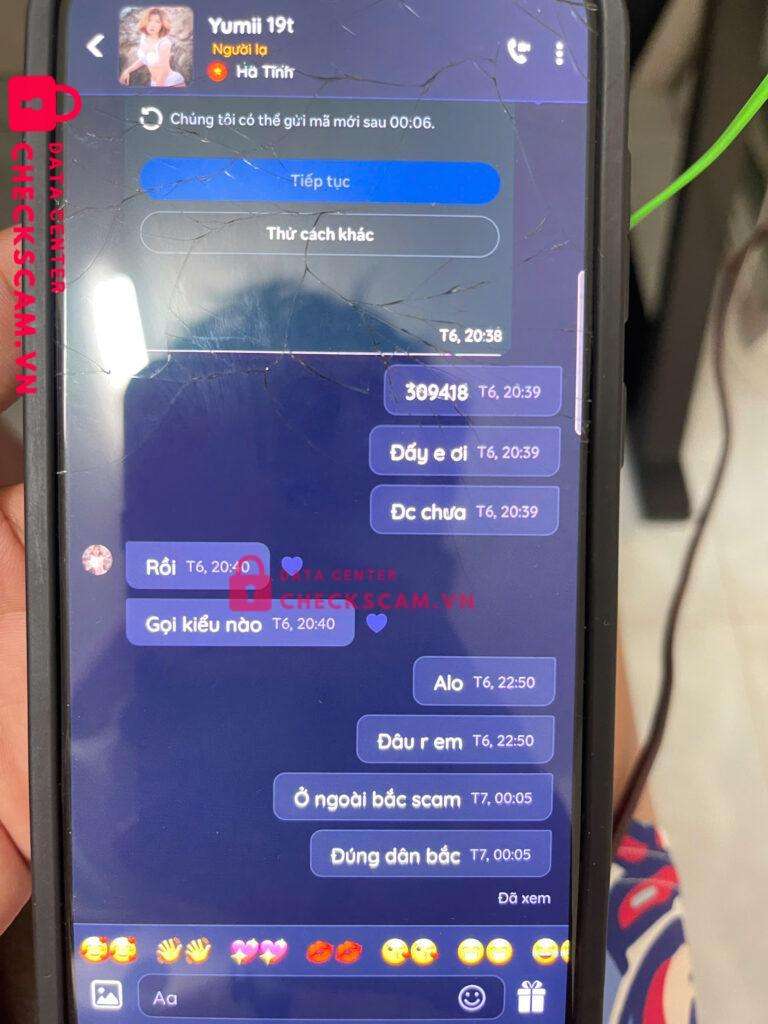 1055996303 Ngo Thi Yen Linh VCB bị cảnh báo lừa đảo scam