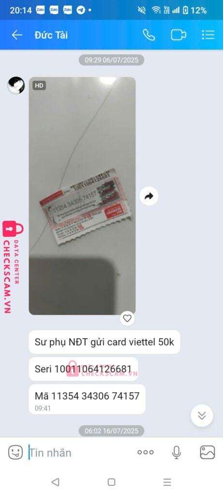0919118070 Nguyen Van Thinh MB bị cảnh báo lừa đảo scam
